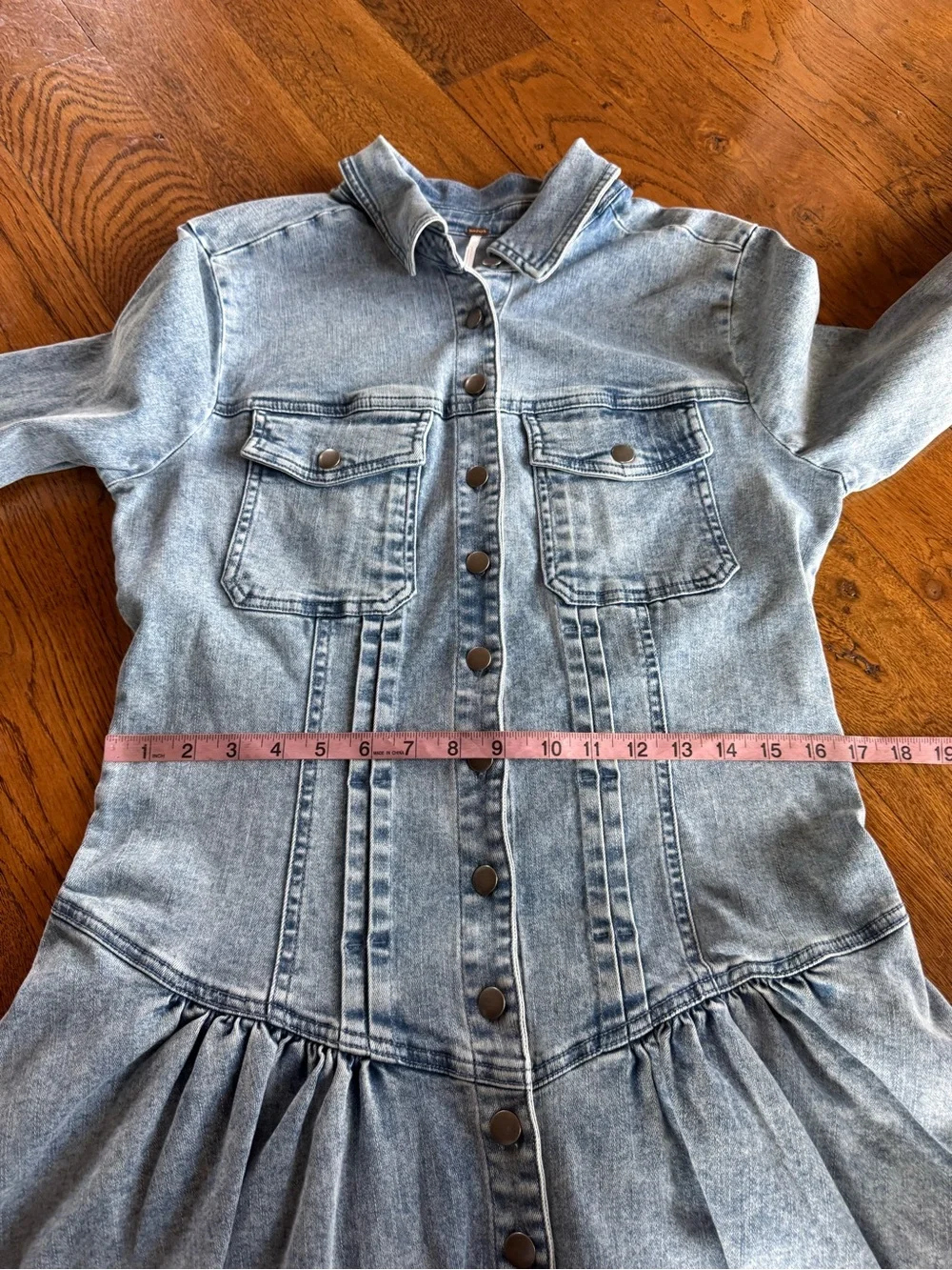 Free People Roadhouse Denim Mini Dress